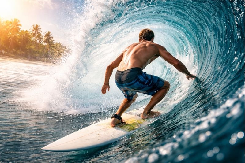 surfing